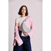 Hindbag Andrea Half Moon Bag - Blue Stripes
