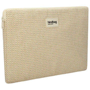 Hindbag Ava Medium Weave 15-tums laptopfodral - Nude Beige