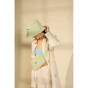 Hindbag Bob Terry Bucket Hat - Mandelgrön