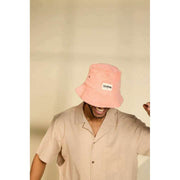 Hindbag Bob Terry Bucket Hat - Korallrosa