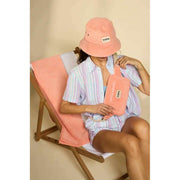 Hindbag Bob Terry Bucket Hat - Korallrosa