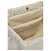 Hindbag Claude Teddy Tygväska - Arctic White