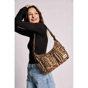 Hindbag Emile Multi Pocket Axelväska - Cinnamon Tiger Brown