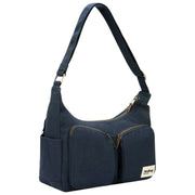 Hindbag Emile Multi Pocket Axelväska - Marinblå