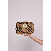 Hindbag Leon Necessär - Zebra Cinnamon Brown