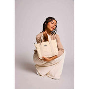 Hindbag Louise Square Crossbody Bag - Velvet Beige