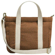 Hindbag Louise Square Teddy Crossbody Bag - Brun