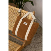 Hindbag Louise Square Teddy Crossbody Bag - Brun