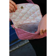 Hindbag Margault Quiltad axelväska - Blush Pink