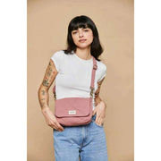 Hindbag Margault Quiltad axelväska - Blush Pink