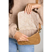 Hindbag Margault Quiltad axelväska - Cinnamon Brown