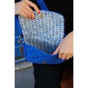 Hindbag Margault Quilted Axelväska - Electric Blue