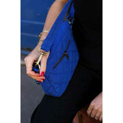 Hindbag Margault Quilted Axelväska - Electric Blue