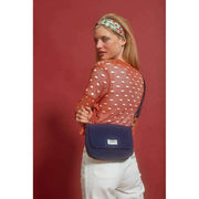 Hindbag Margault Quilted Axelväska - Marinblå