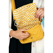 Hindbag Margault Quilted Axelväska - Saffran Gul