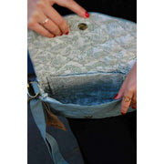 Hindbag Margault Quiltad axelväska - Sage Green