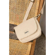 Hindbag Margault Teddy Axelväska - Arctic White