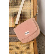 Hindbag Margault Teddy Axelväska - Puderrosa