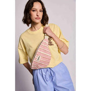 Hindbag Olivia Bum Bag - Röda/rosa ränder