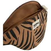 Hindbag Olivia Bum Bag - Zebra Cinnamon Brown