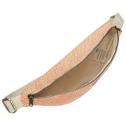 Hindbag Olivia Woven Bum Bag - Korallröd