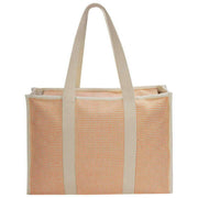 Hindbag Oscar Woven Tote Bag - Korallröd