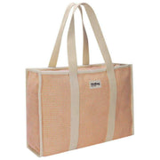 Hindbag Oscar Woven Tote Bag - Korallröd