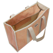 Hindbag Oscar Woven Tote Bag - Korallröd