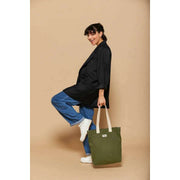 Hindbag Paul Tote Bag - Olivgrön