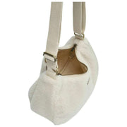 Hindbag Rosa Large Teddy Axelväska - Arctic White