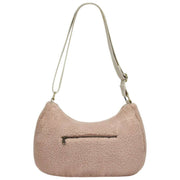 Hindbag Rosa Stor Teddy Axelväska - Puderrosa