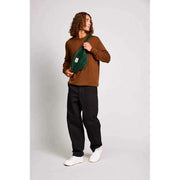 Hindbag Sasha Large Bum Bag - Velvet Pine Green