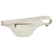 Hindbag Sasha Large Teddy Bum Bag - Arctic White