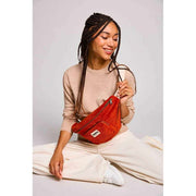 Hindbag Sofia XL Bum Bag - Velvet Brick Orange