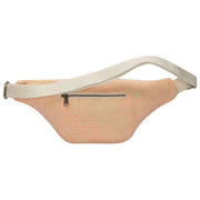 Hindbag Sofia XL Woven Bum Bag - Korallröd