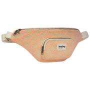 Hindbag Sofia XL Woven Bum Bag - Korallröd