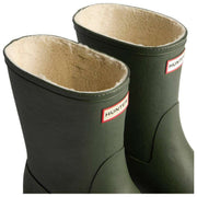 Hunter Downpour Short Isolated Wellington Boots - Mörk Olivgrön