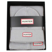 Hunter Jura Scarf and Beanie Gift Set - Micro Chip Grey