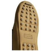 Hunter Moccasin Tartan Collar Toffel - Naturlig Beige
