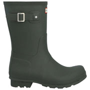 Hunter Original Short Tartan Fodrade Boots - Dark Olive
