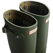 Hunter Original Tall Tartan Fodrade Boots - Dark Olive