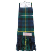 Ingles Buchan Campbell Of Argyll Lambswool Scarf - Grön/Blå/Gul