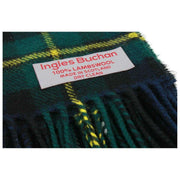 Ingles Buchan Campbell Of Argyll Lambswool Scarf - Grön/Blå/Gul