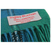 Ingles Buchan Irvine Lambswool Scarf - Blå/Grön