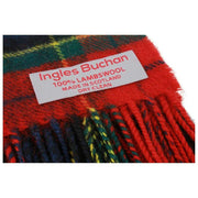 Ingles Buchan Macpherson Lambswool Scarf - Röd/Grön/Blå