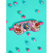 Jessica Russell Flint C for Cake Silk Eye Mask - Rosa/Röd