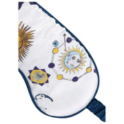 Jessica Russell Flint Kiss the Sky Silk Eye Mask - Vit/Gul/Blå