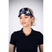 Jessica Russell Flint Scorpio Silk Eye Mask - Blå/Vit