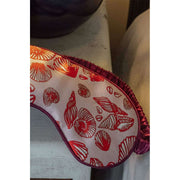 Jessica Russell Flint Shells Silk Eye Mask - Röd/Rosa