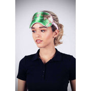 Jessica Russell Flint Taurus Silk Eye Mask - Grön/Beige
